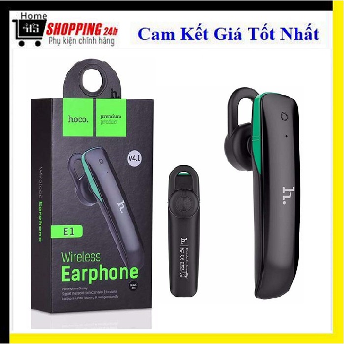 ??chính hãng?? tai nghe bluetooth hoco e1 chuẩn 4.1