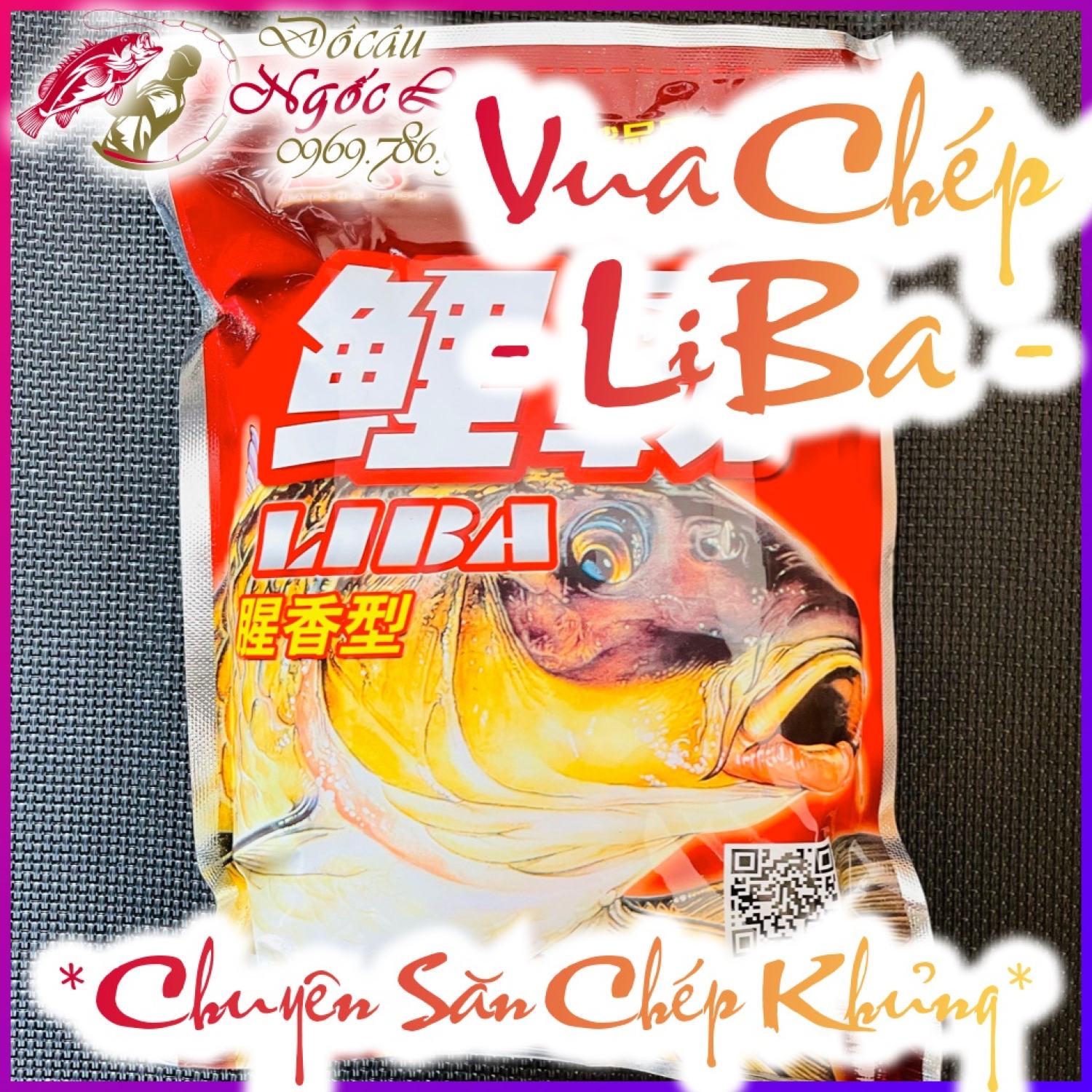 Mồi câu cá long vương x5 - chuyên đánh trắm, chép, trôi, mè - cực tốt - giá rẻ ƞhất
