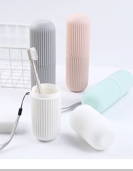 [3-5/8 Hoàn Tiền 25%] - Hộp đựng bàn chải kem đánh răng du lịch kẻ sọc 9STORE tiện dụng