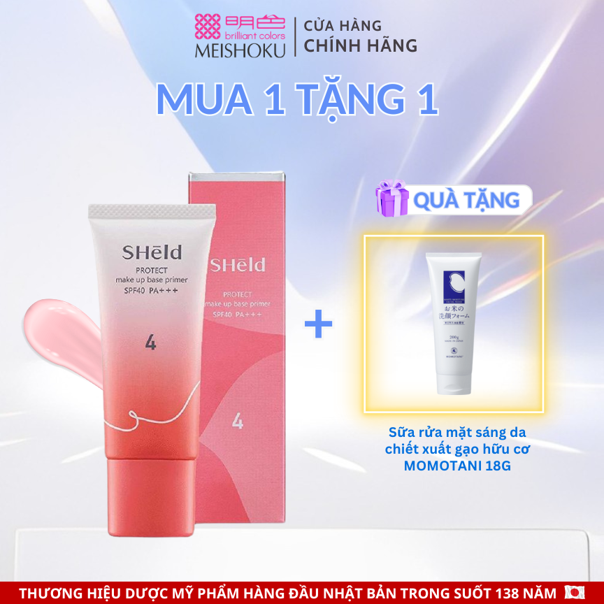 [DATE 29/8/2024] Kem Lót Trang Điểm Bảo Vệ Da, Chống Lão Hóa MOMOTANI SHeld 30G
