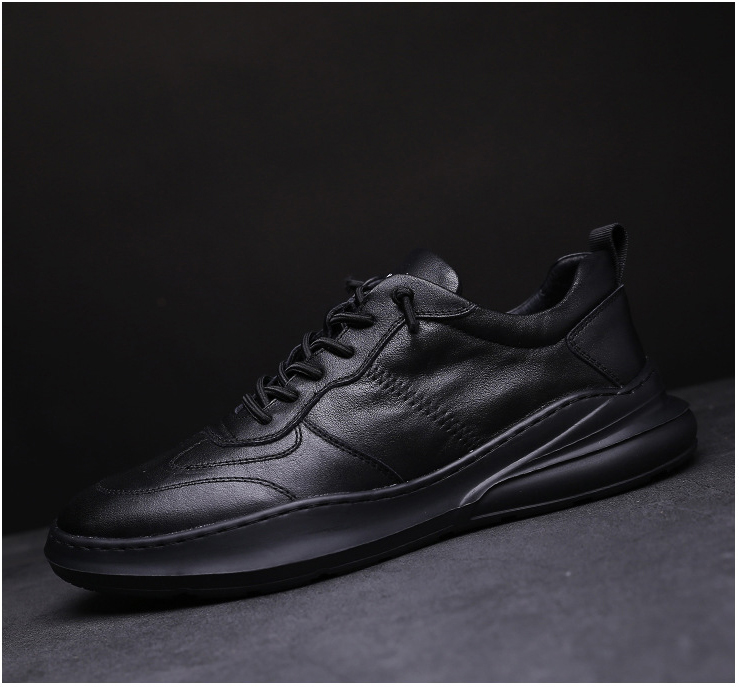 Combo Giày thể thao sneaker nam phong cách HQ GN430 + Tất - giày nam da bò cao cấp độc đáo