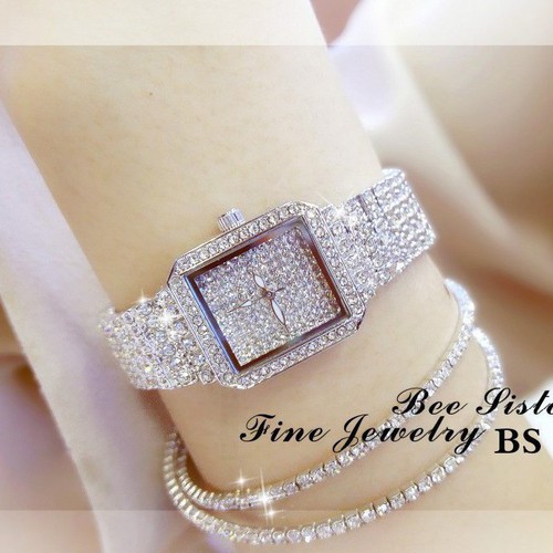 Đồng hồ nữ bee sister bs fa0510 đính đá full mặt