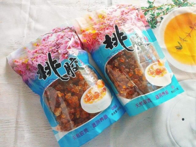 Nhựa đào - mủ đào  Gói 100gram - giàu collagen - NGUYÊN LIỆU NẤU CHÈ DƯỠNG NHAN