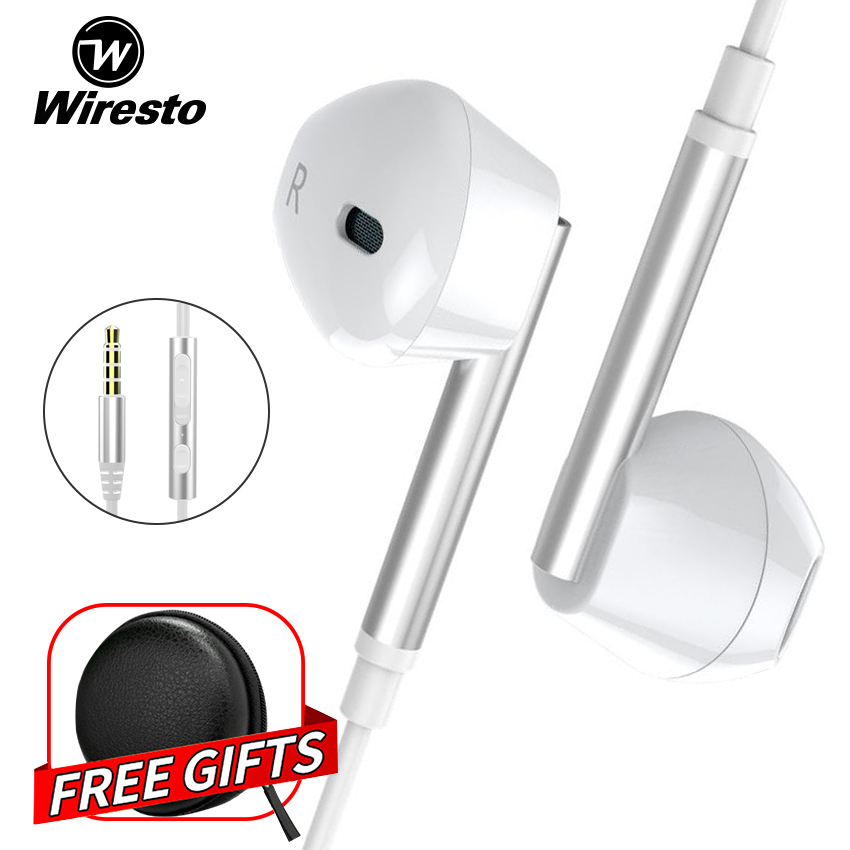 Wiresto In Ear Headphones Earphone Headset Wired Earbuds Noise Cancelling