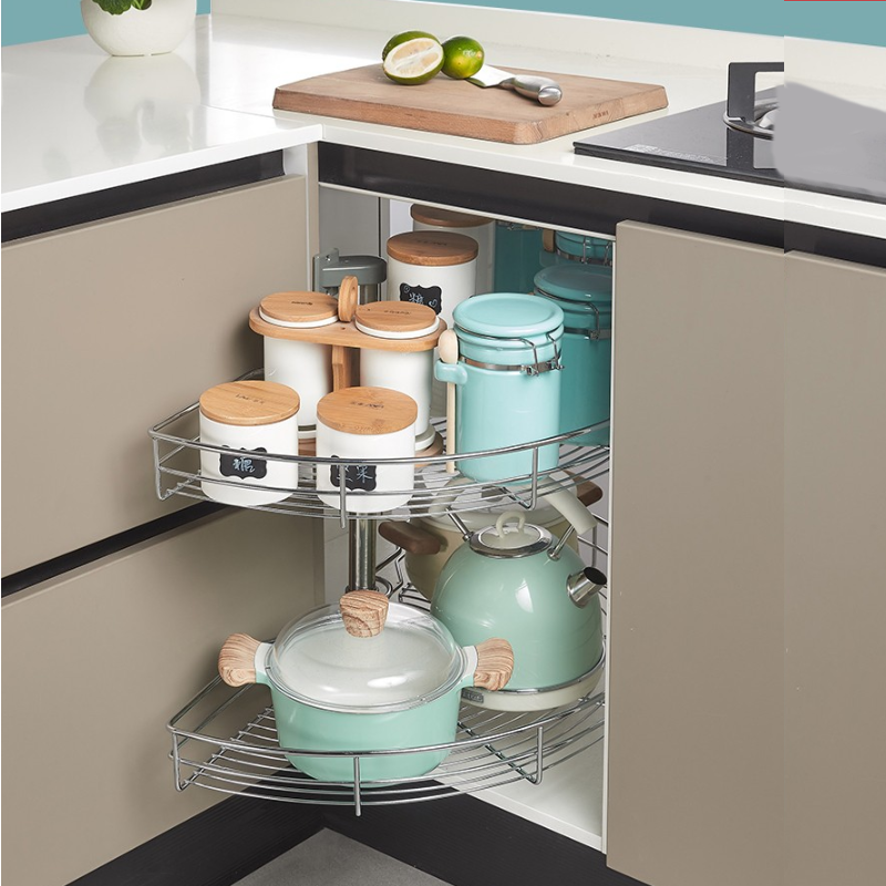 [Phụ Kiện Bếp Nhập Khẩu] Mâm xoay góc 1/2 INOXEN MXS304.180B