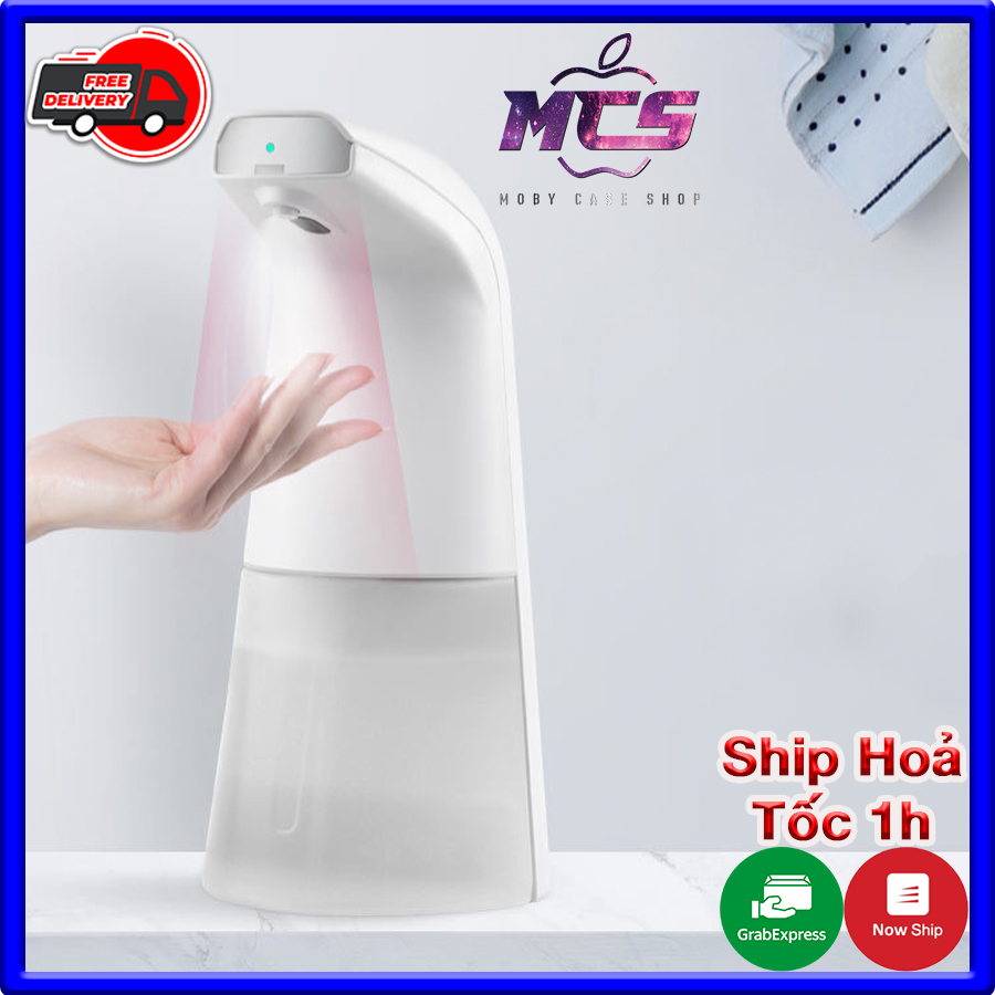 Bình phun dung dịch cồn rữa tay tự động - tạo bọt tuyết cảm ứng hồng ngoại