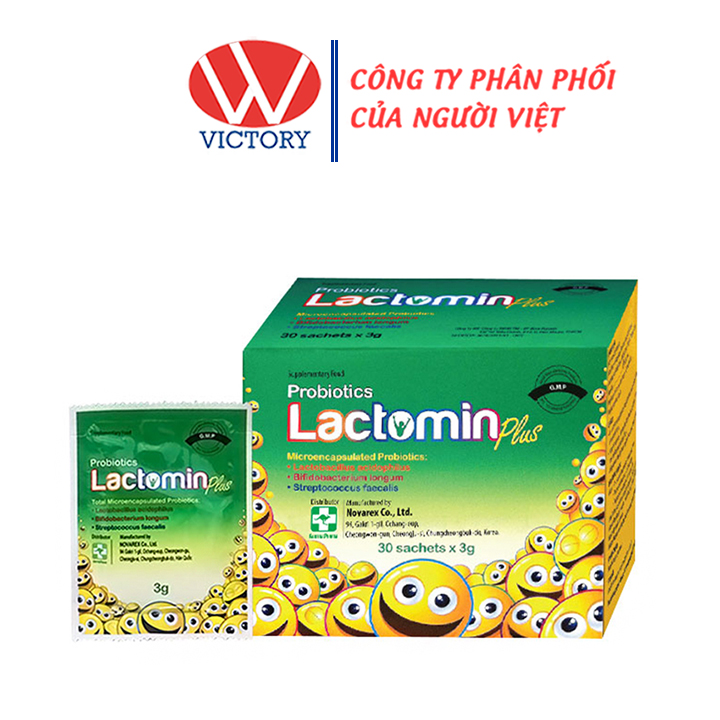 Probiotics Lactomin Plus (Hộp 30 Gói) - Giúp Cân Bằng Hệ Vi Sinh Đường Ruột - Victory Pharmacy