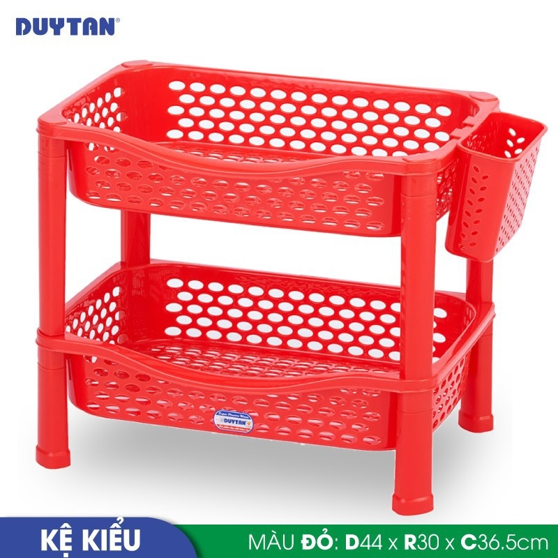 Kệ kiểu nhựa duy tân 2 ngăn - 27365 - giao màu ngẫu nhiên