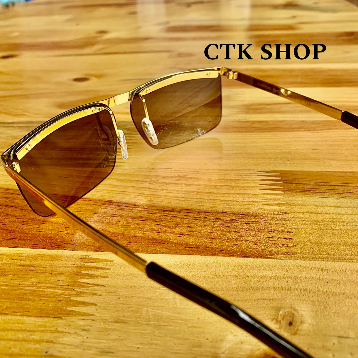 FREESHIPMAX Kính mắt solex sống trâu cổ điển, 3 mầu, đen, nâu trà, nâu nhạt-hàng loại 1- CTK SHOP