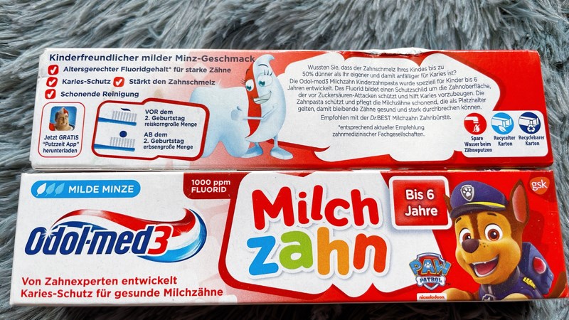 Kem đánh răng, bàn chải đánh răng cao cấp cho trẻ em từ 0 đến 13 tuổi Odolmed3 / Elmex Kinder 75ml và 50ml - Đức
