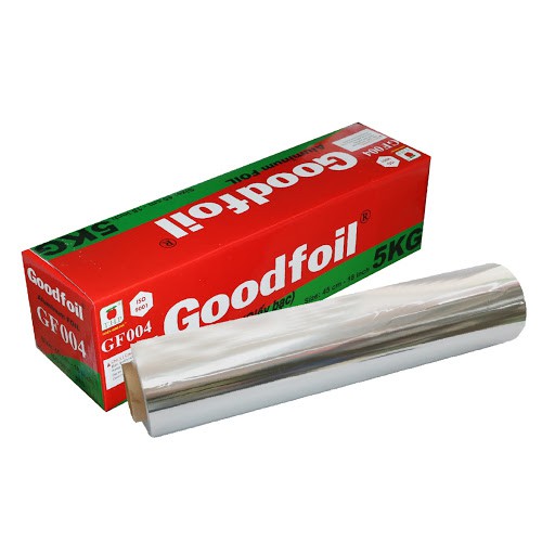 Giấy bạc goodfoil 45cm*5kg - màng nhôm nướng giữ nhiệt thực phẩm, gà quay bbq, cá, thịt nướng - nhập khẩu hongkong