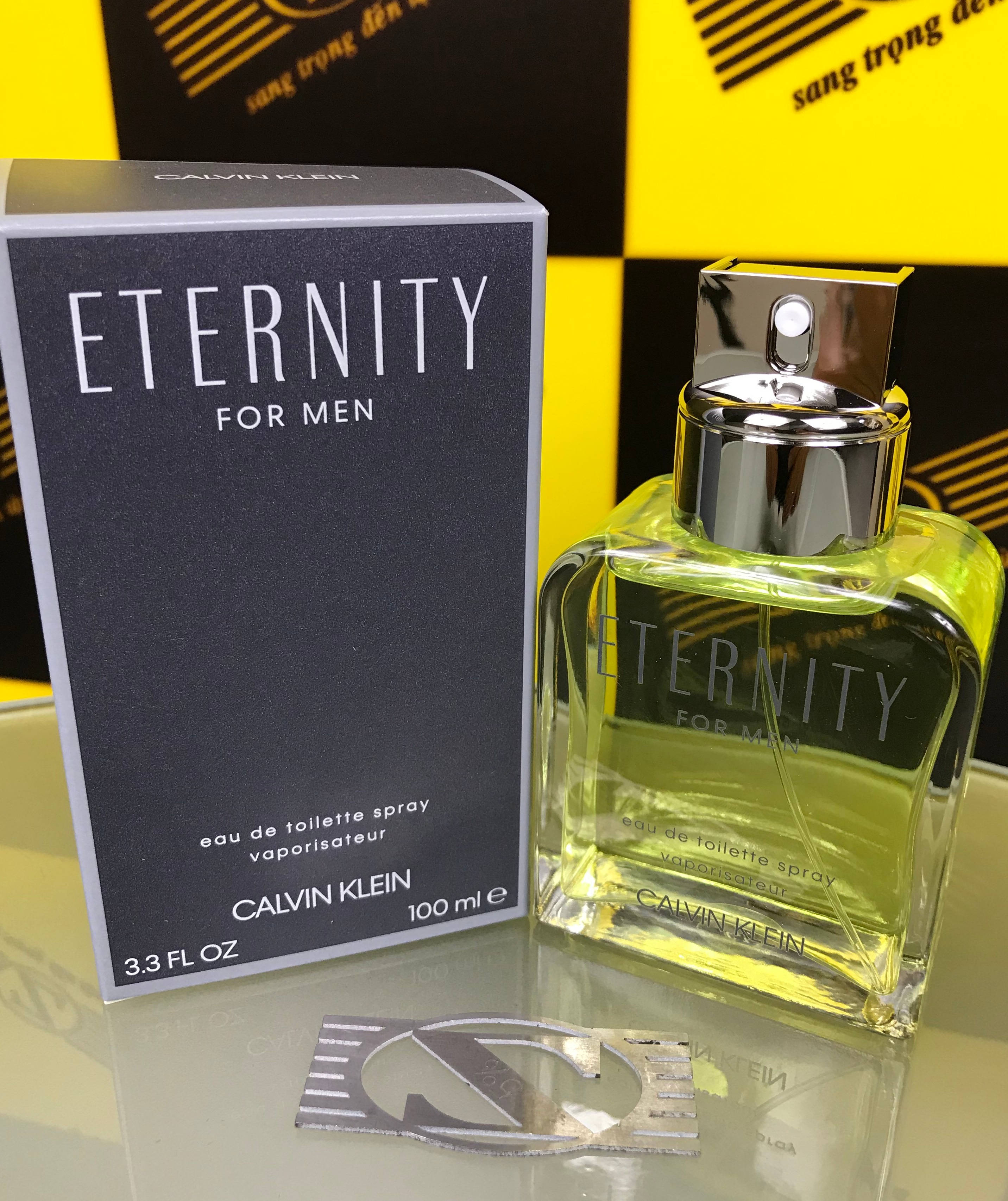 Nước Hoa CHÍNH HÃNG Eternity For Men - Calvin Klein. Eau De Toilette. Mùi Nam Nhưng Nữ Vẫn Sứt Được. 100ml. Sản Xuất Tại Pháp.