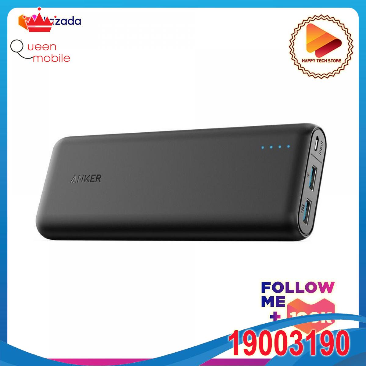 Pin dự phòng anker powercore speed 20000 qc 3.0 & poweriq - pin tương thích sạc nhanh 3.0 qualcomm quick charge 3.0 - a1278