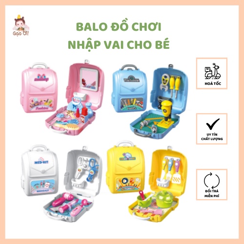 Đồ chơi nấu ăn cho bé thiết kế dạng Balo