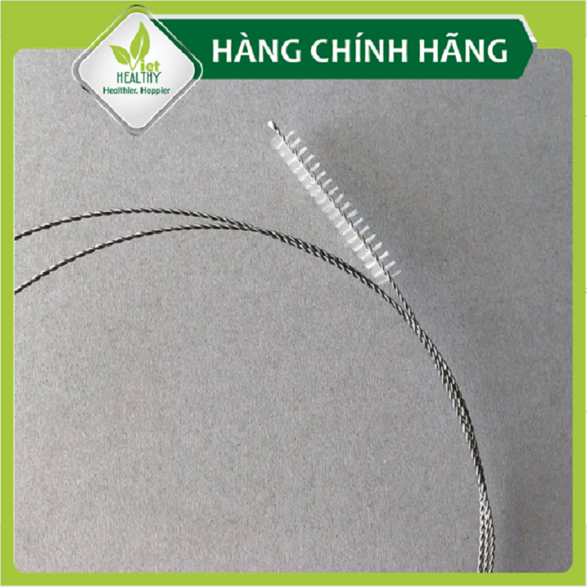 Dụng cụ cọ rửa dây truyền cafe enema Viet Healthy dài 1,5m, dùng cọ rửa dây truyền, đầu truyền