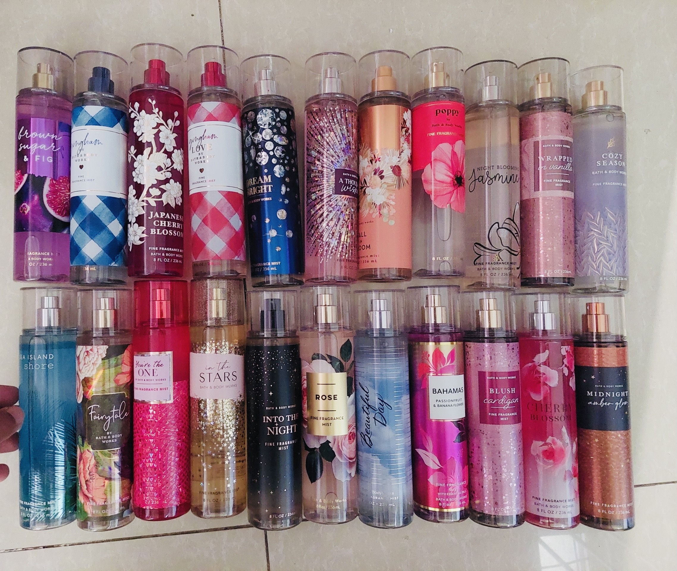 Xịt thơm toàn thân bath & body works 236ml