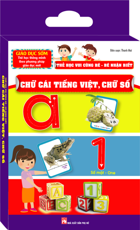 Fahasa - thẻ học vui cùng bé - bé nhận biết chữ cái tiếng việt chữ số