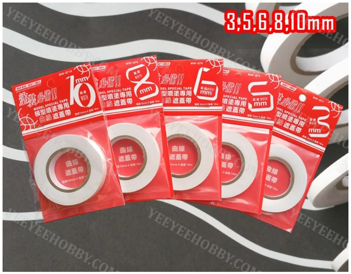 Dụng cụ mô hình manwah - băng keo che sơn dạng cong