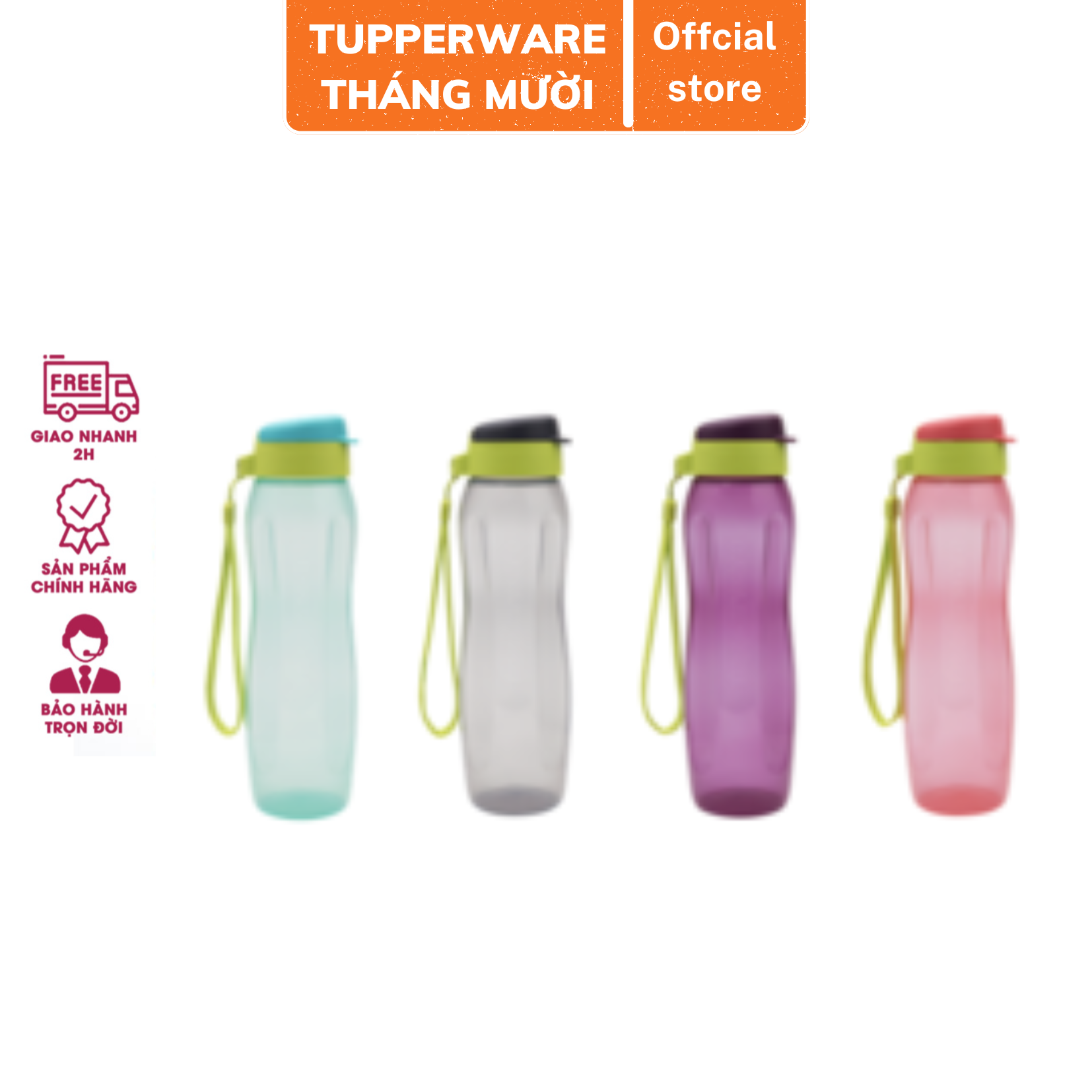 Bình nước tupperware eco bottle gen ii 750ml