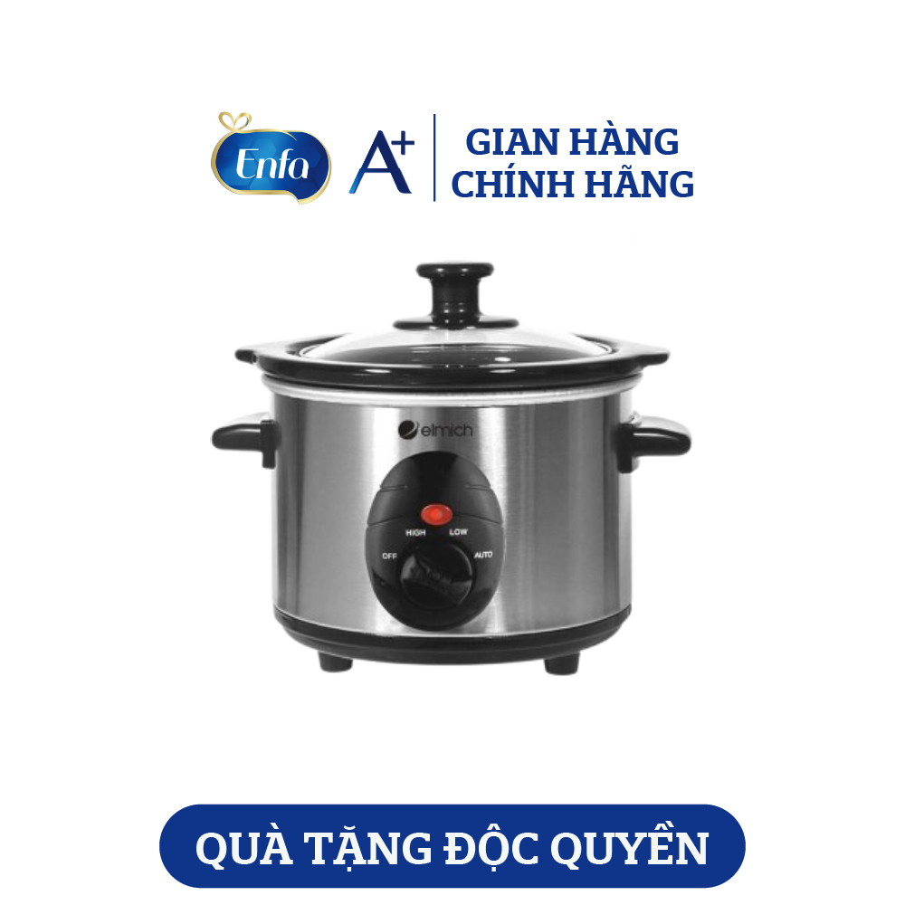 [Quà tặng Enfa] Nồi hầm dinh dưỡng Elmich 1.5L EDA-1111