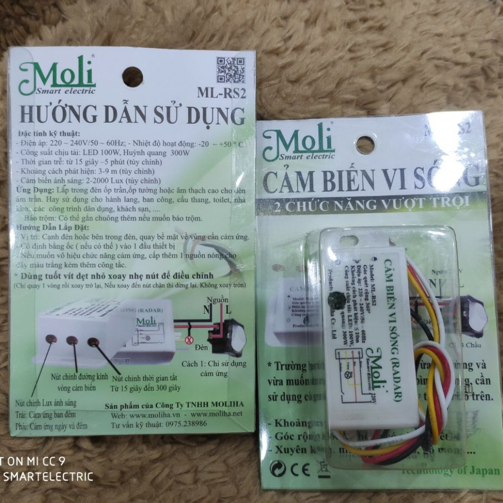 Công tắc cảm biến radar siêu nhạy âm trần