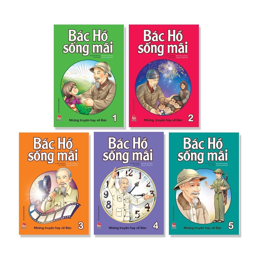 Combo Sách _ Bác Hồ sống mãi