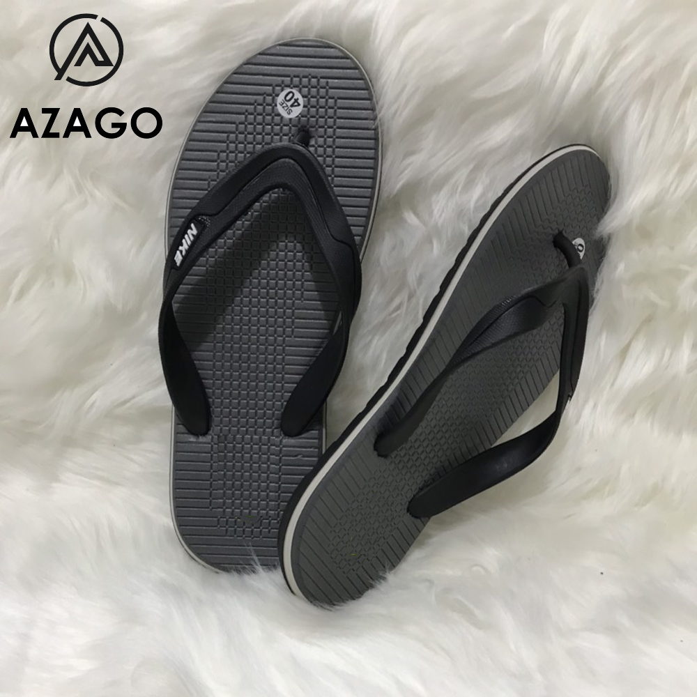 Dép kẹp nam đế đúc cao su nguyên khối tông Thái Lan kiểu dáng sang trọng D03AZ - AZAGO