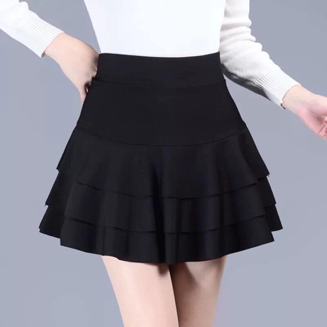 Chân Váy Xoè 3 Tầng NGẮN mix nhiều phong cách