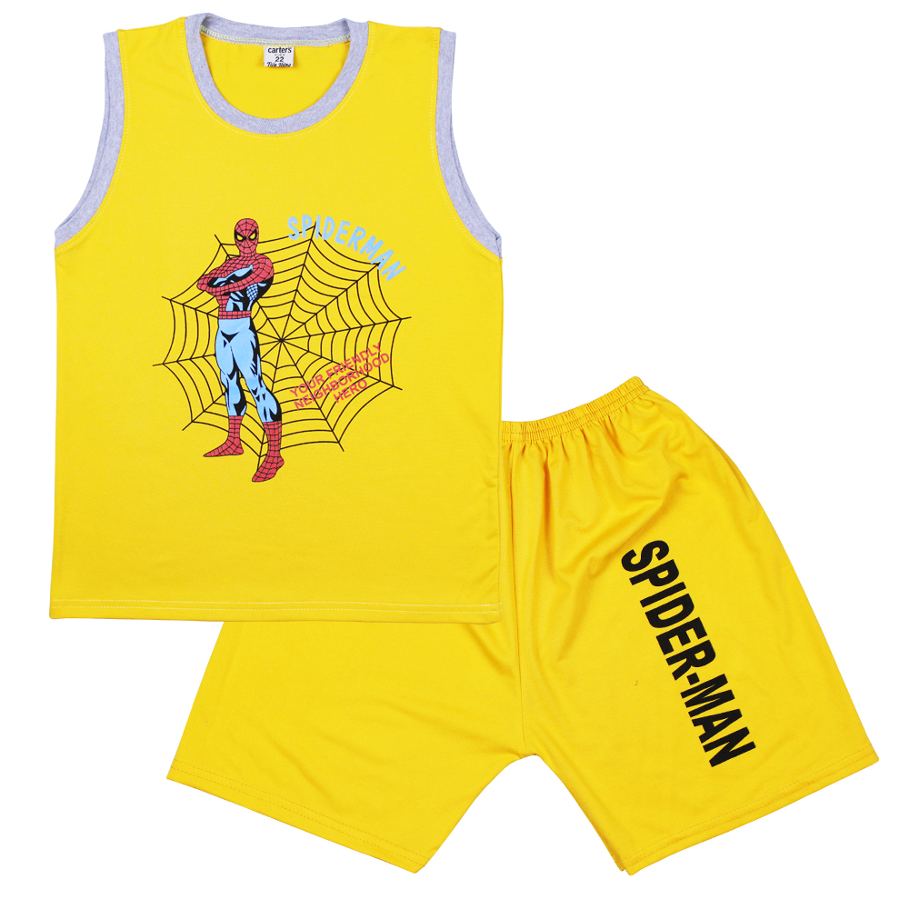 Đồ bộ bé trai in hình 3D Spider Man - Chất vải mềm mại, thoáng mát [ ẢNH THẬT 100% DO SHOP CHỤP ]