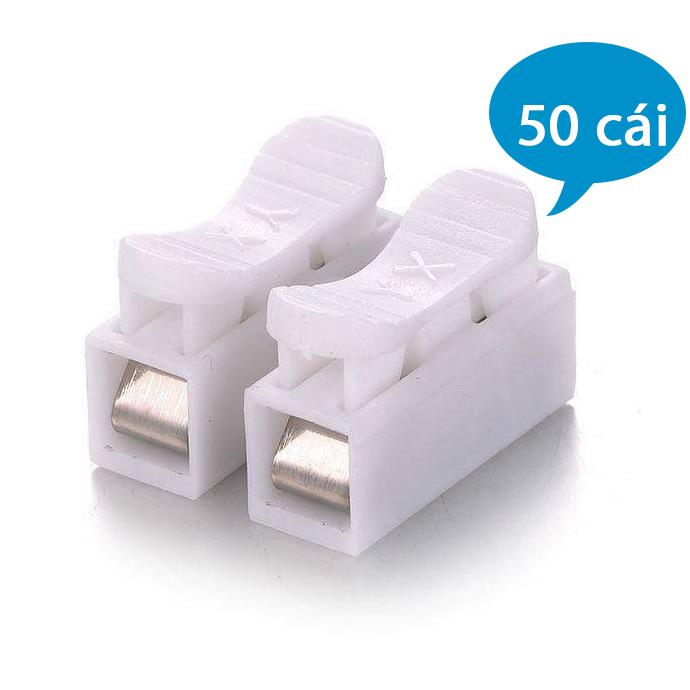 [50/100 Cái] Cút Nối Dây Điện, Cầu Nối Nhanh Dây Điện CH-2 CH-3, Thiết Kế Thông Minh Tiện Lợi An Toàn Sử Dụng, Độ Bền Cao