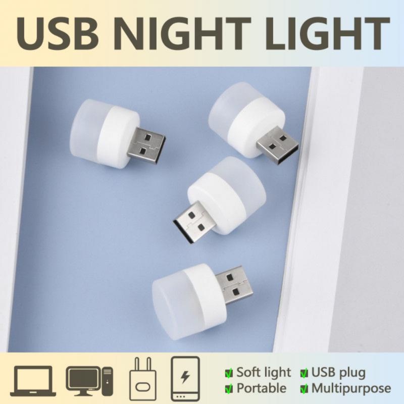 YouPin Đèn LED đọc sách tròn nhỏ cổng sạc usb gắn máy tính / laptop độc đáo