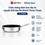 (SALE 8.8)Chảo chống dính Inox đáy từ nguyên khối đáy liên Elmich Trimax Classic EL-2702OL size 24cm