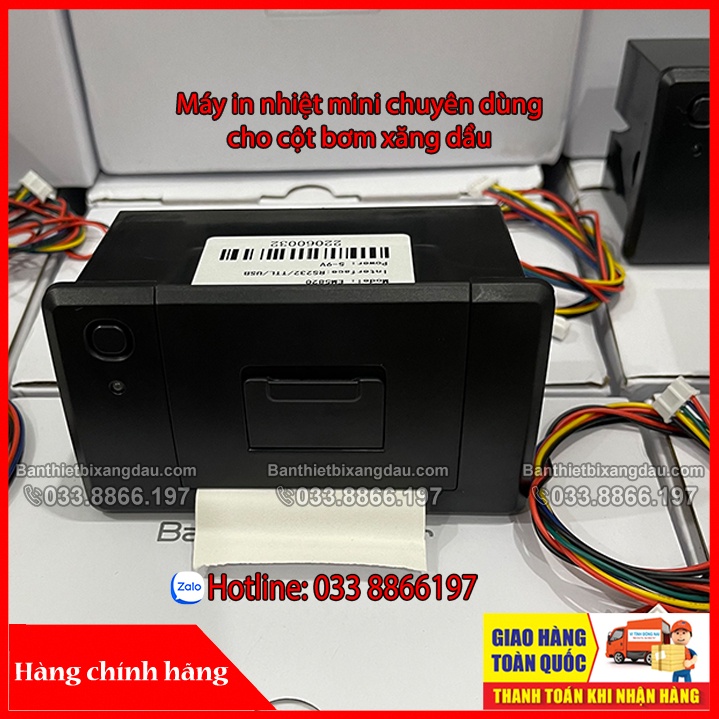 Máy in cột bơm xăng dầu cao cấp