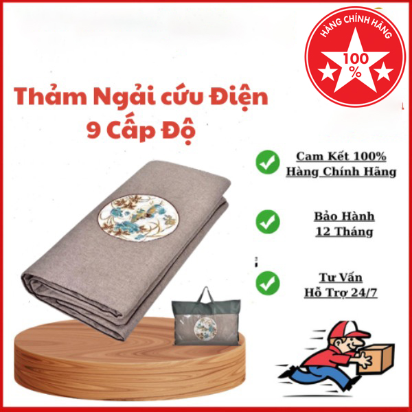  Thảm Điện Ngải Cứu Gấp Gọn Giảm Đau Nhức Xương Khớp Cho Người Lớn Tuổi An Toàn Tuyệt Đối - Đệm Ngải Cứu Trị Liệu Giảm Đau Mỏi Cơ 