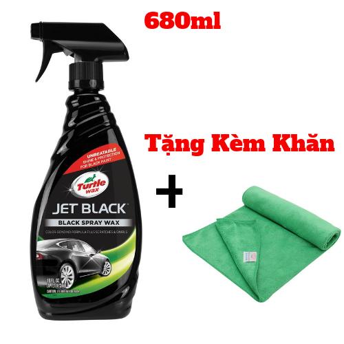 [HCM]Chai Xịt Bóng Nhanh Sơn Xe Đen Turtle Wax Jet Black 680ml Tặng Kèm Khăn - T319 Sản Phẩm Chất Lượng Gian Hàng Uy Tín Giá Cả Cực Tốt Mua Ngay.