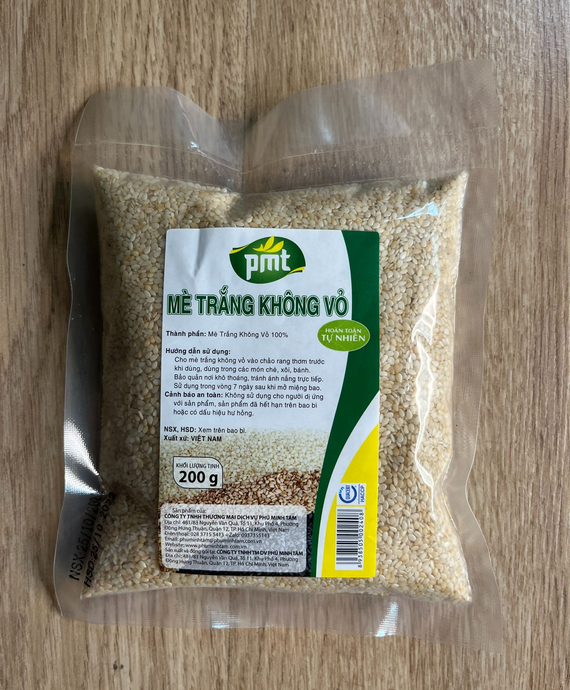 Mè trắng không vỏ Phú Minh Tâm 200g