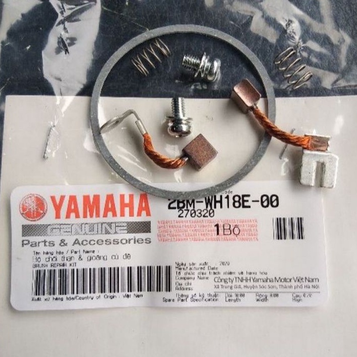 Bộ chỗi than đề khởi động xe Sirius Jupiter zin yamaha