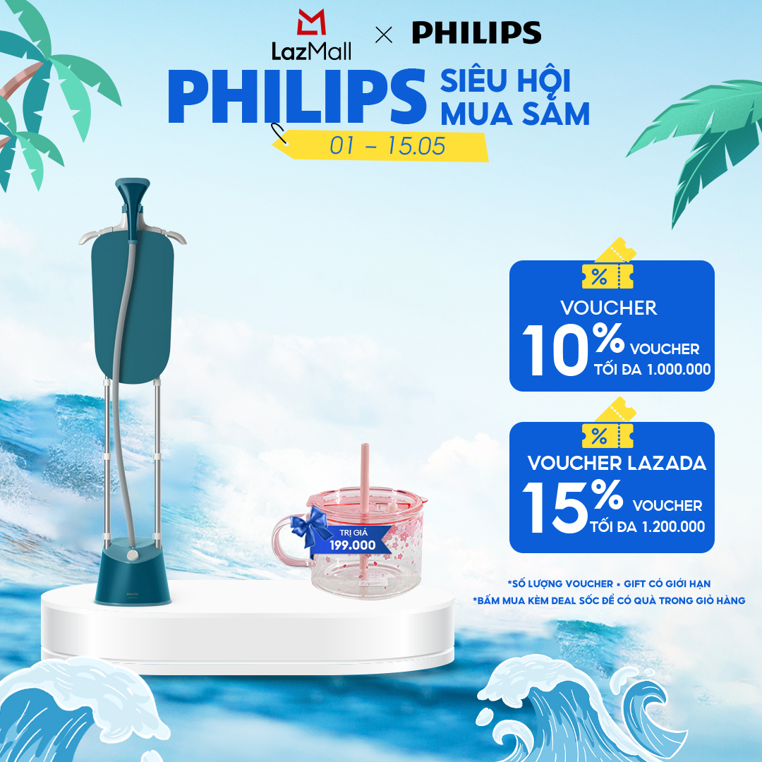 Bàn Ủi Đứng Hơi Nước Philips STE1040/20 - Hàng Phân Phối Chính Hãng