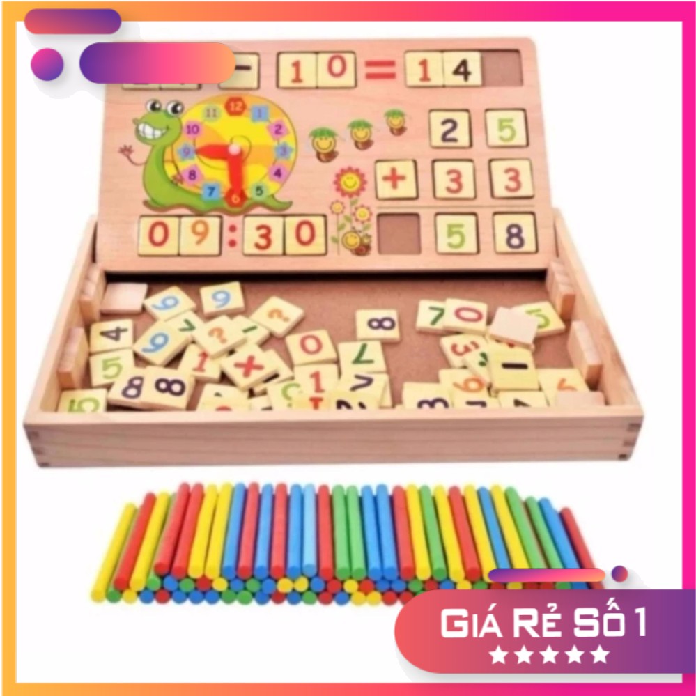 [ Hot Sale ] Đồ chơi toán học có số,que tính và bảng viết thông minh cho bé H3C Store