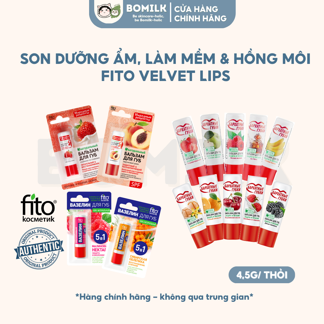 Son dưỡng ẩm mềm môi Fito Cosmetic