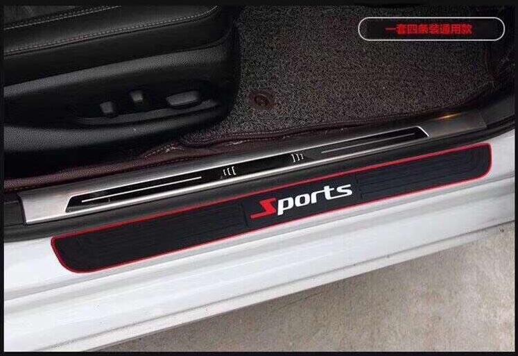 Miếng Dán Thể Thao Cao Su Chống Trầy Xước Bậc Cửa Lên Xuống - Nẹp Bước Chân Cao Su Chống Trơn Trượt Cho Xe Hơi Ô Tô