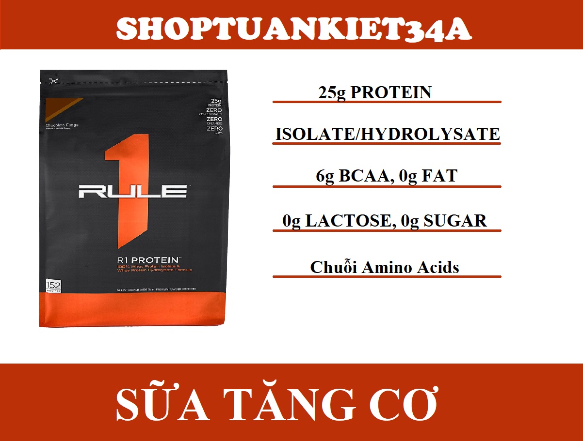 Tăng Cơ RULE 1 PROTEIN share 1kg dùng thử - Shapeyourbody