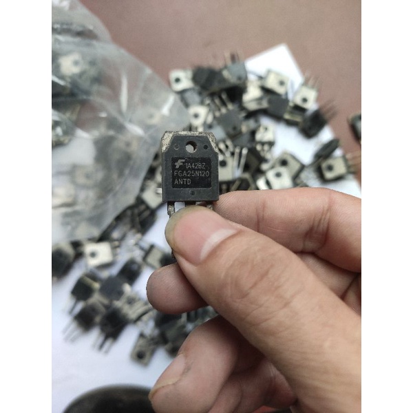 10 chiếc igbt sò công suất, sò bếp từ fga25n120 25a-1200v, hàng tháo máy đảm bảo chất lượng, giá bán buôn