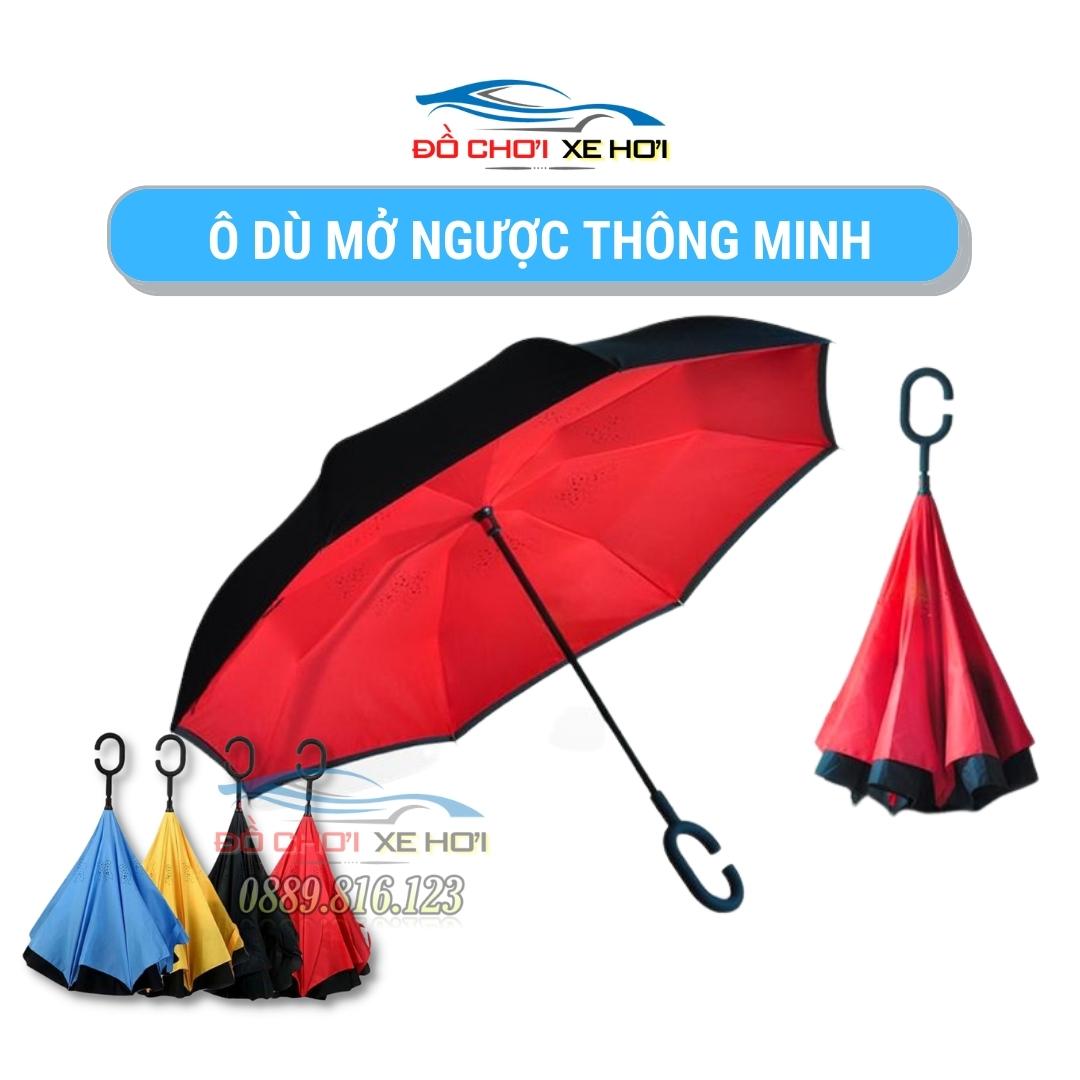 Ô gấp ngược - Ô dù đi mưa che nắng gấp ngược thông minh