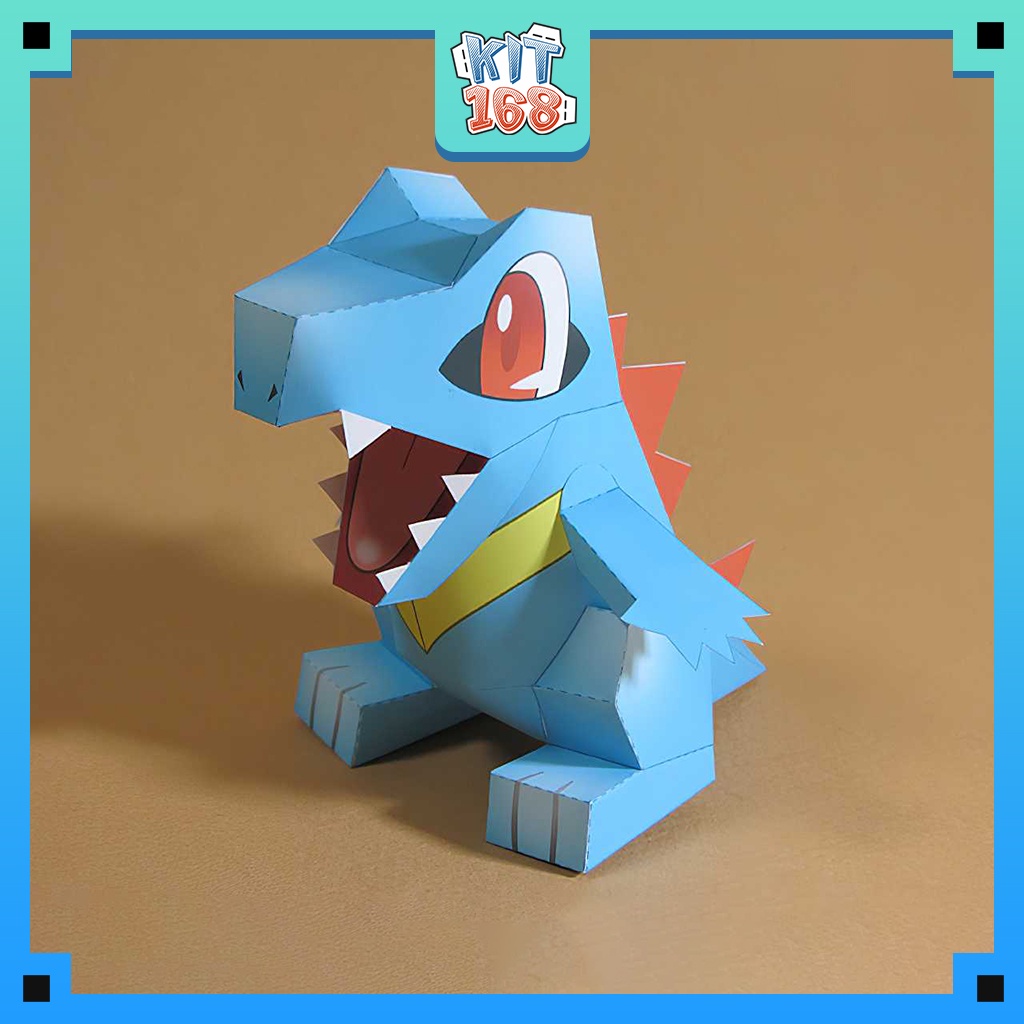 Hướng dẫn làm mô hình giấy Pokemon Charizard  Papercraft 