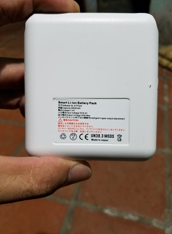Pin 9600mah +2 quạt +dây kết nối quạt + 1sặc #phukienaoquat