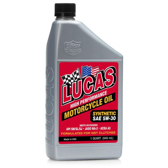 HCMNhớt động cơ gốc tổng hợp Lucas Synthetic SAE 5W-30 MOTOR Oil 946ml - ô