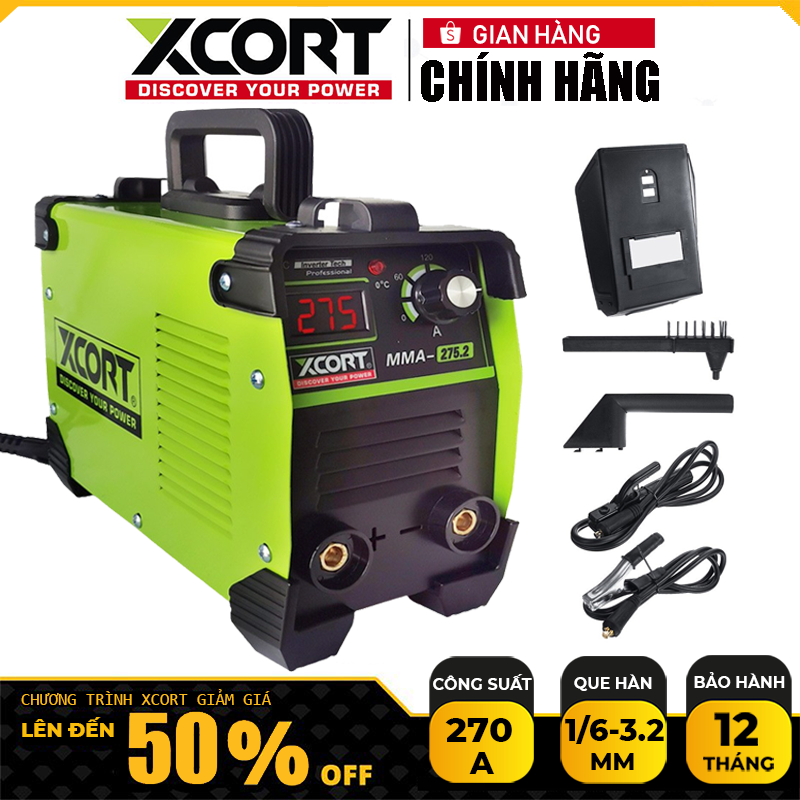 Máy hàn điện tử-Máy hàn điện tử 275cs.2-Máy khỏe hàn que 3.2 Kèm dây hàn