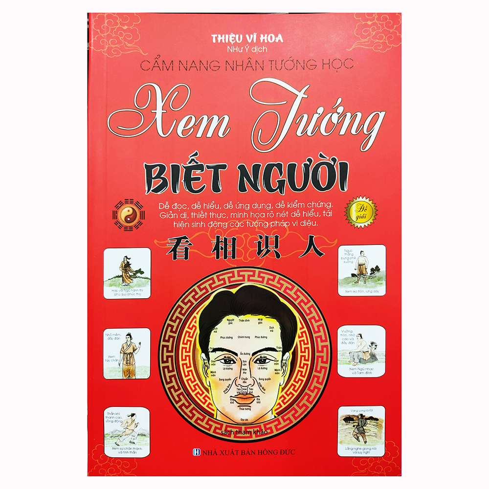 Sách - cẩm nang nhân tướng học - xem tướng biết người - phiên bản 2021