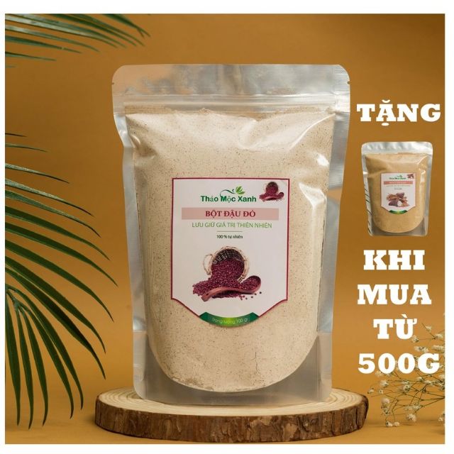 Bột đậu đỏ nguyên chất handmade gói 500g